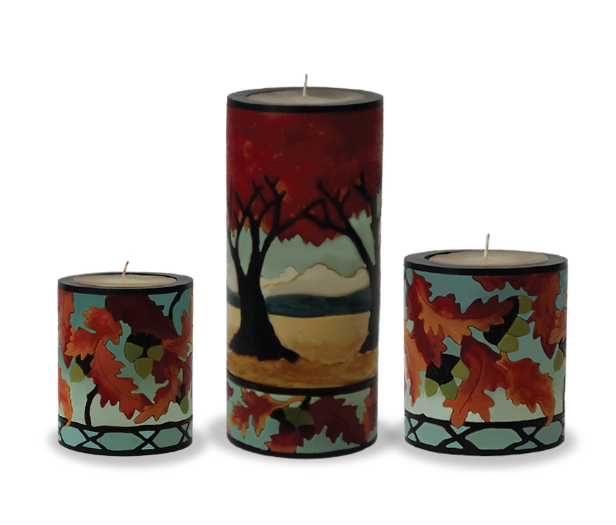 Autumn Oak Illuminated Candle