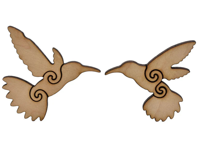 A Charm of Hummingbirds Wooden Puzzle