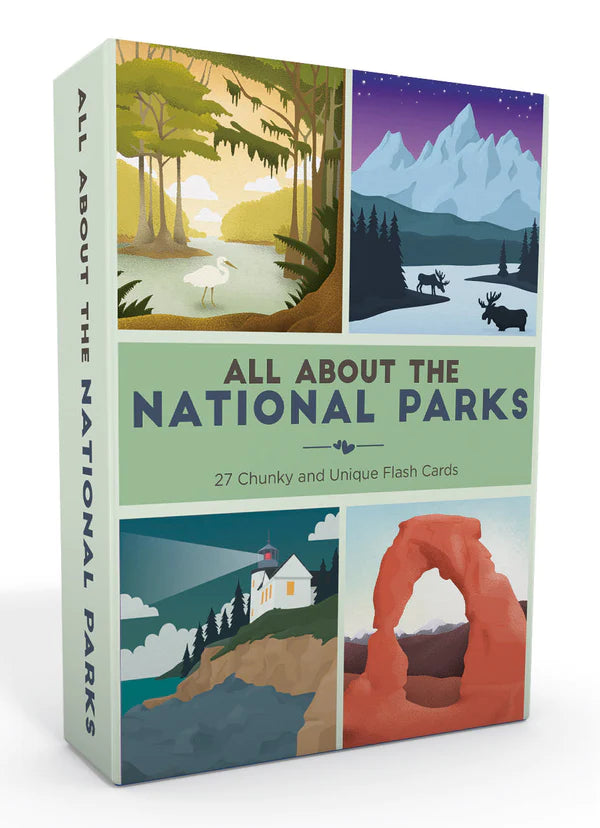 All About the National Parks Flash Cards