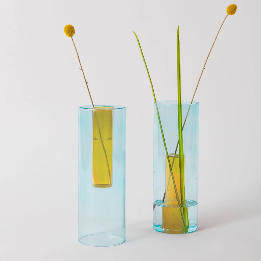 Reversible Glass Vase