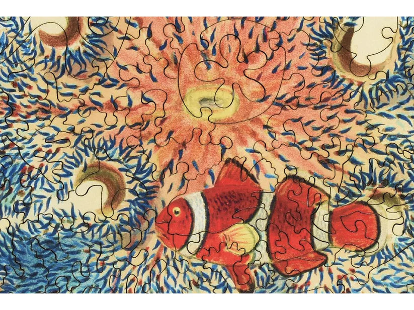 Barrier Reef Anemone Wooden Puzzle