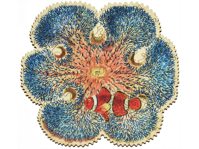 Barrier Reef Anemone Wooden Puzzle