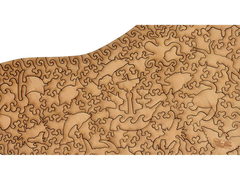 Blue Whale Wooden Puzzle