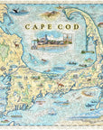 Cape Cod Xplorer Map Wooden Puzzle