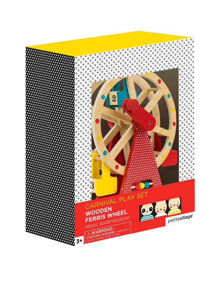 Wooden Ferris Wheel Carnival Play Set