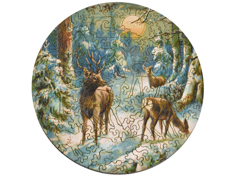 Foraging at First Light Wooden Puzzle