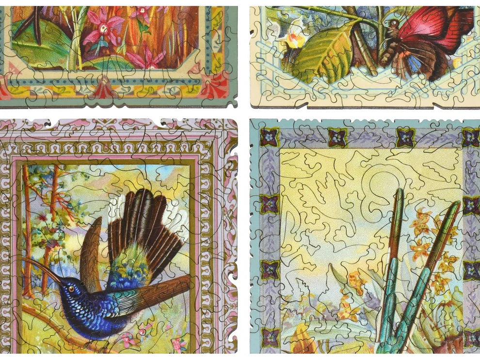 Hummingbird Collection Wooden Puzzle