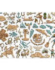 Illustrated Map of the Republic of Mexico Wooden Puzzle
