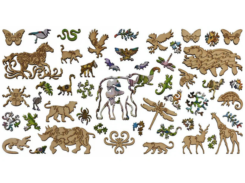 Mabula Elephant Wooden Puzzle