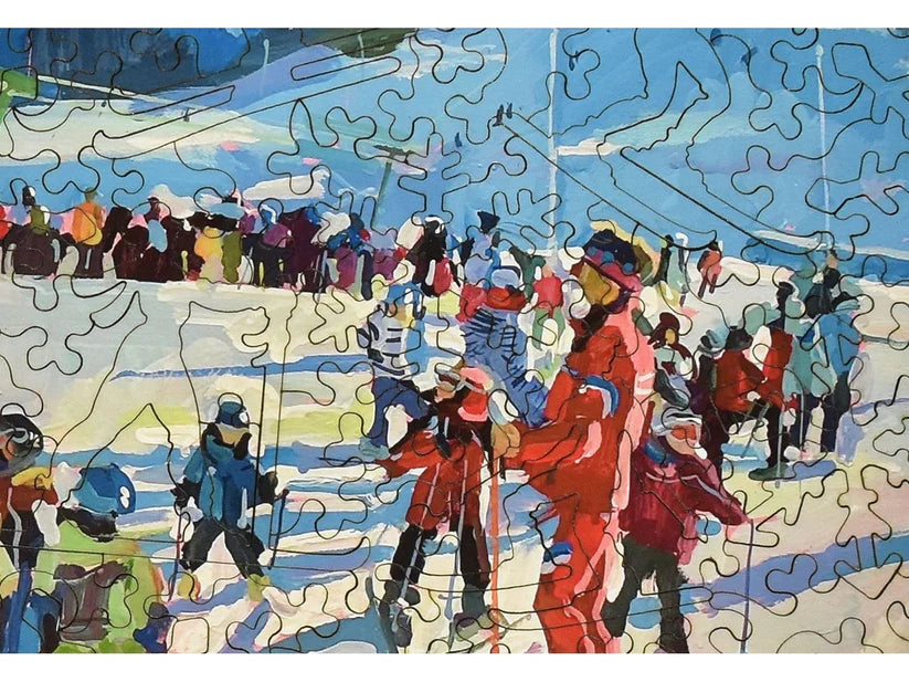 Ski School Wooden Puzzle