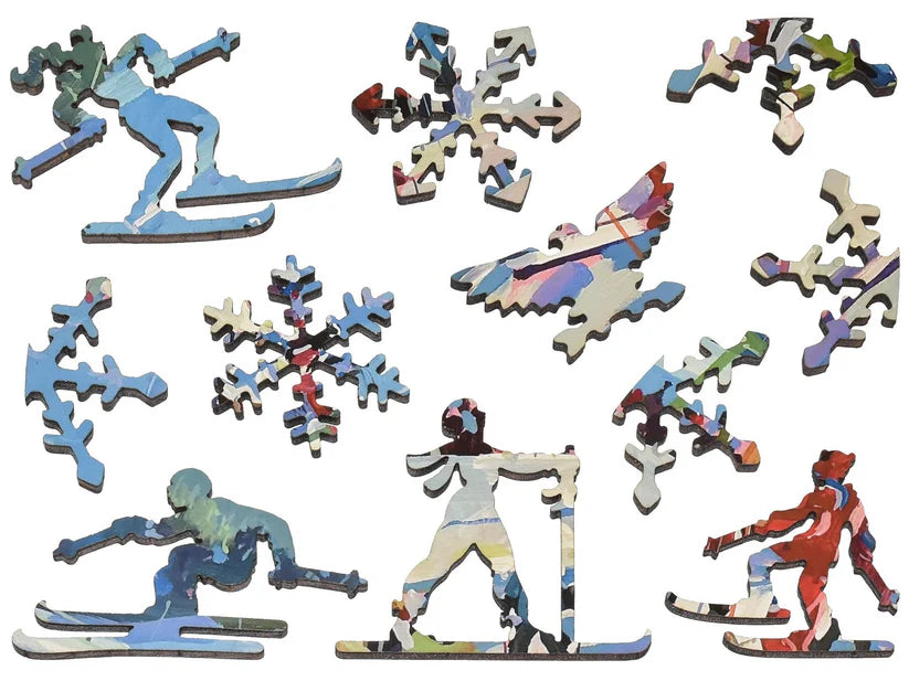 Ski School Wooden Puzzle