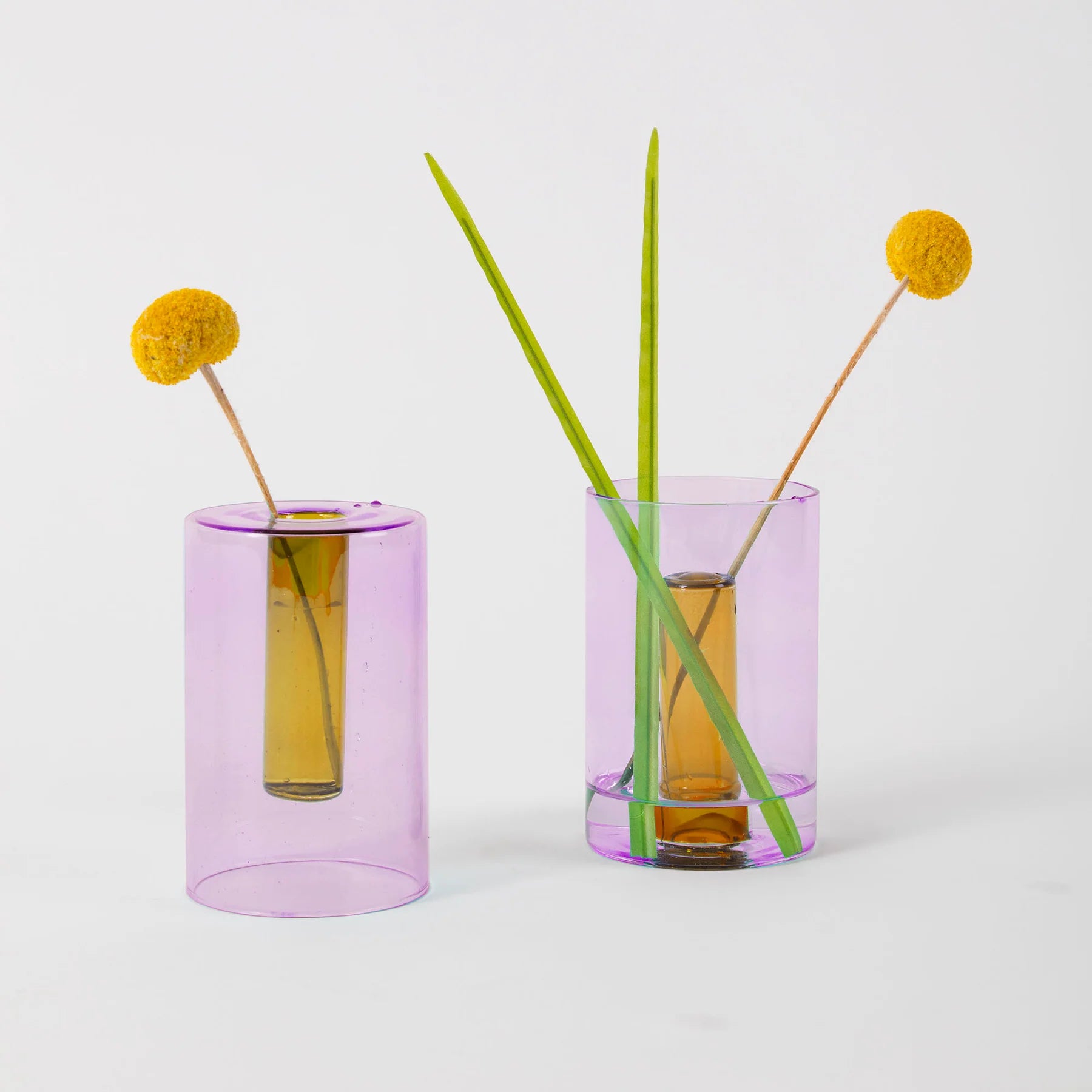 Reversible Glass Vase