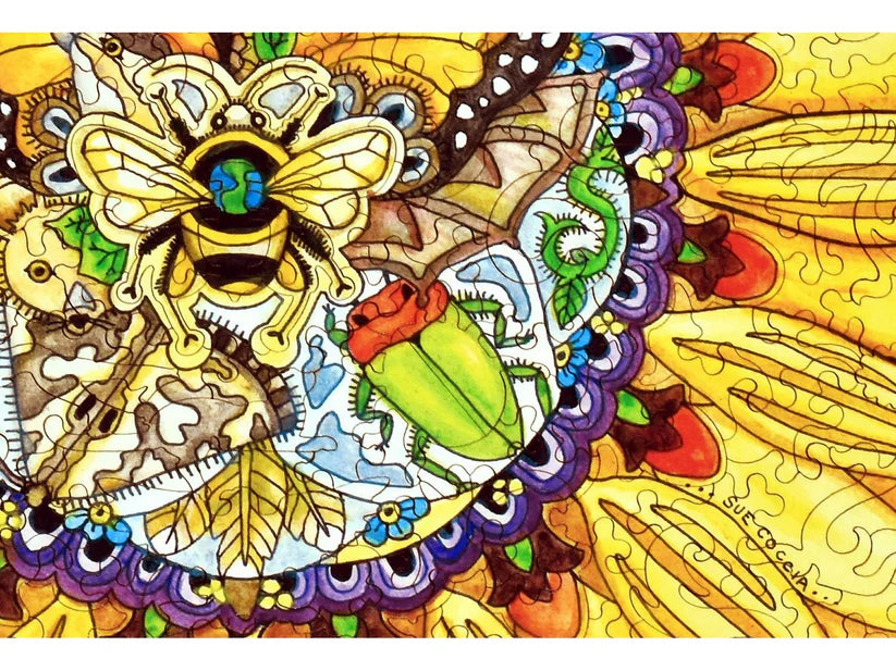 Sunflower Wooden Puzzle