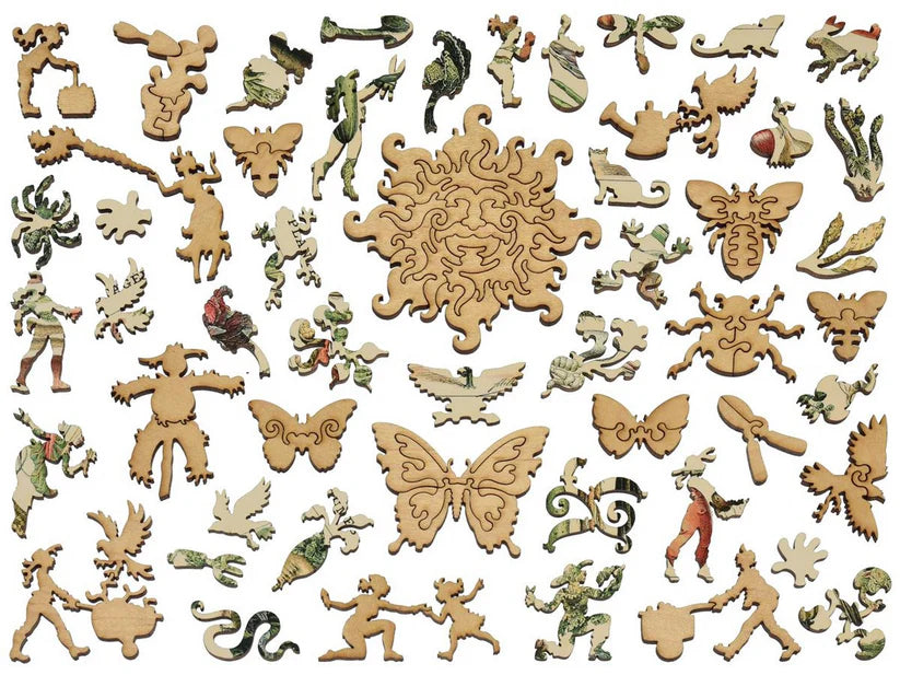 Vegetables and Plants Wooden Puzzle