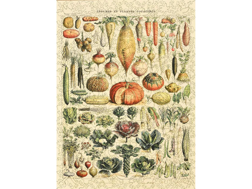 Vegetables and Plants Wooden Puzzle