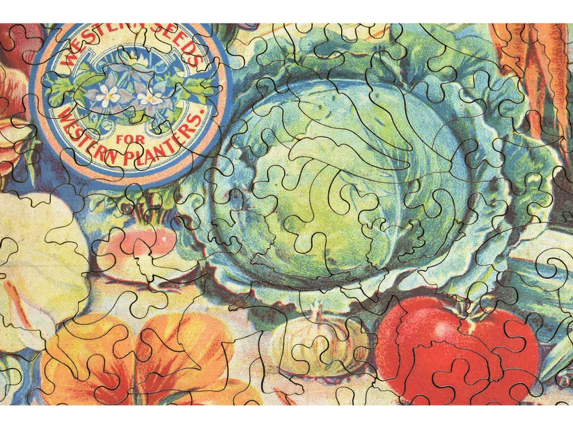 Western Seeds Wooden Puzzle
