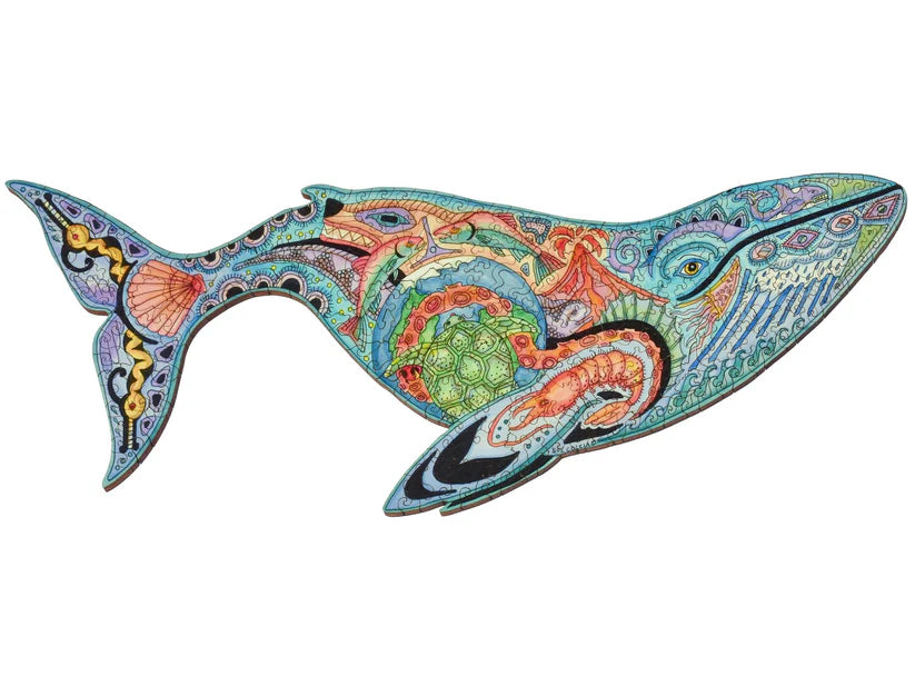 Blue Whale Wooden Puzzle