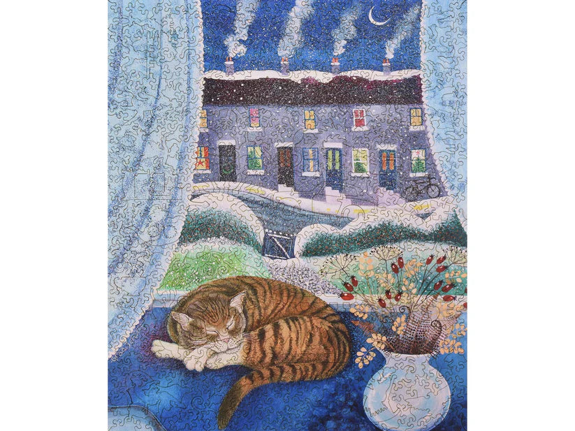 Cosy Cat Wooden Puzzle