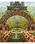 Exposition Universelle de 1889 Wooden Puzzle