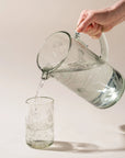 Thistle Etched Pitcher