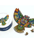 Baby Great Horned Owl Wooden Puzzle