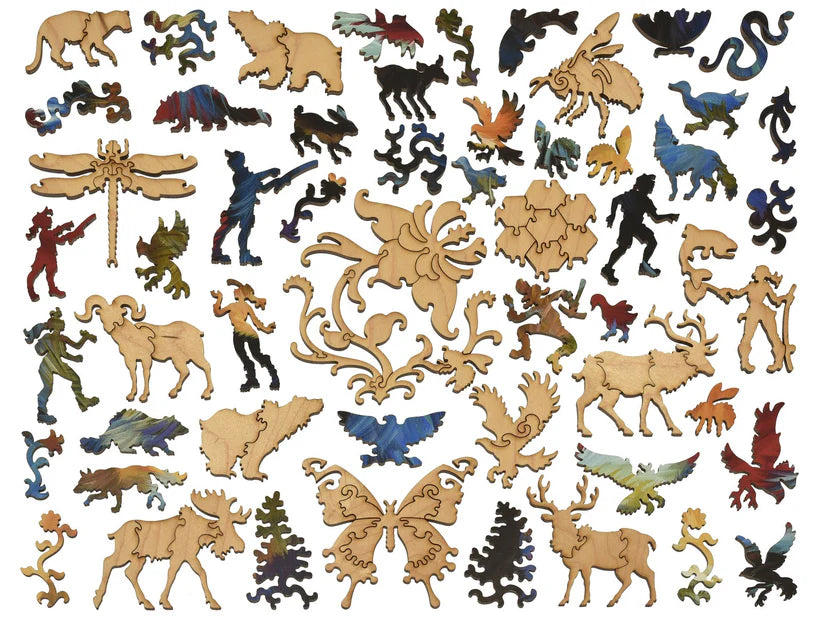 The Heart of a Bear Wooden Puzzle