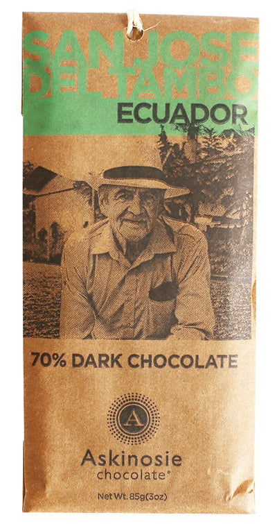 70% Del Tambo Dark Chocolate Bar