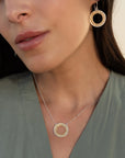 Classic Open Circle Necklace