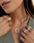 Classic Open Circle Necklace
