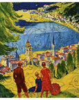 St. Moritz Travel Poster Wooden Puzzle
