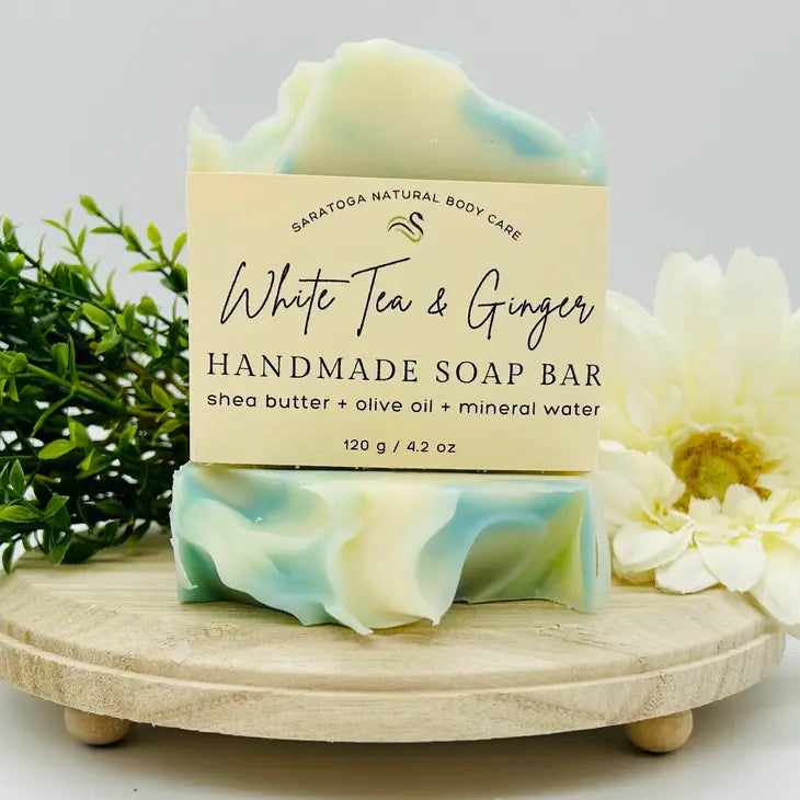 White Tea Ginger Handmade Bar Soap