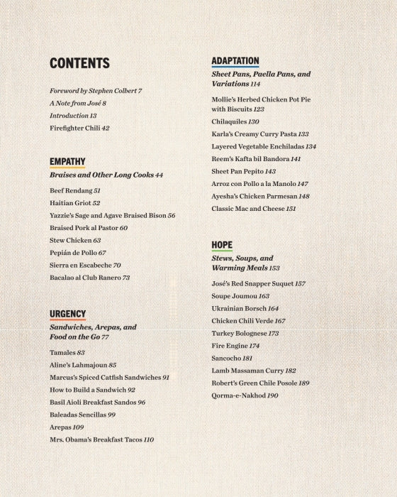 The World Central Kitchen Cookbook: Feeding Humanity, Feeding Hope