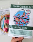 Spring Birds Embroidery Kit