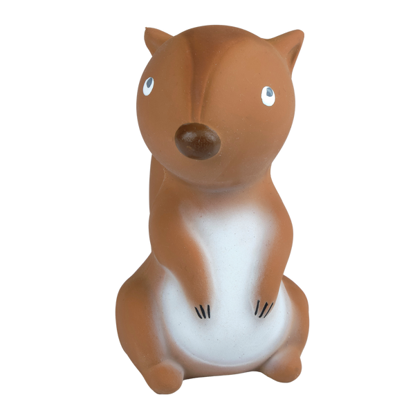 Arctic Squirrel Teether, Rattle, & Bath Toy