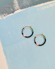 Little Colorloop Earrings in Deepest Ocean Floor