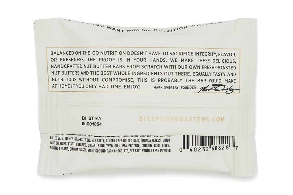 Cranberry Cashew Nut Butter Bar