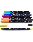 Dual Brush Pen Set - Retro