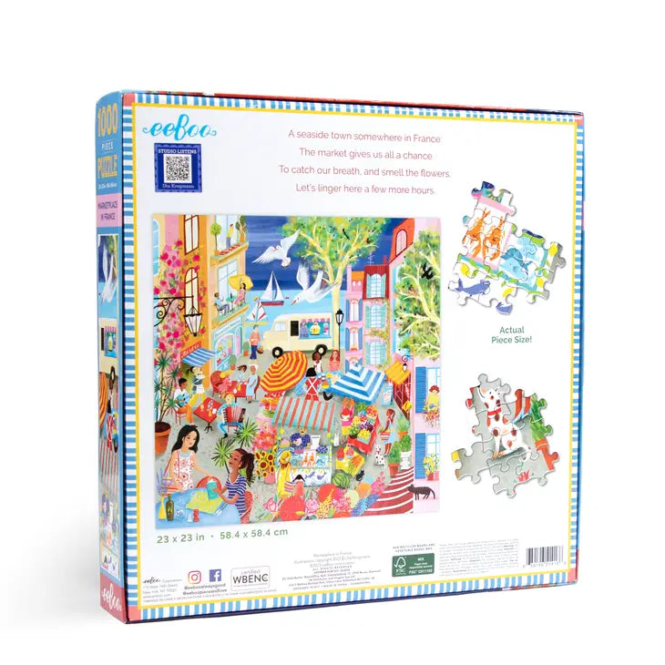 Marketplace in France Puzzle