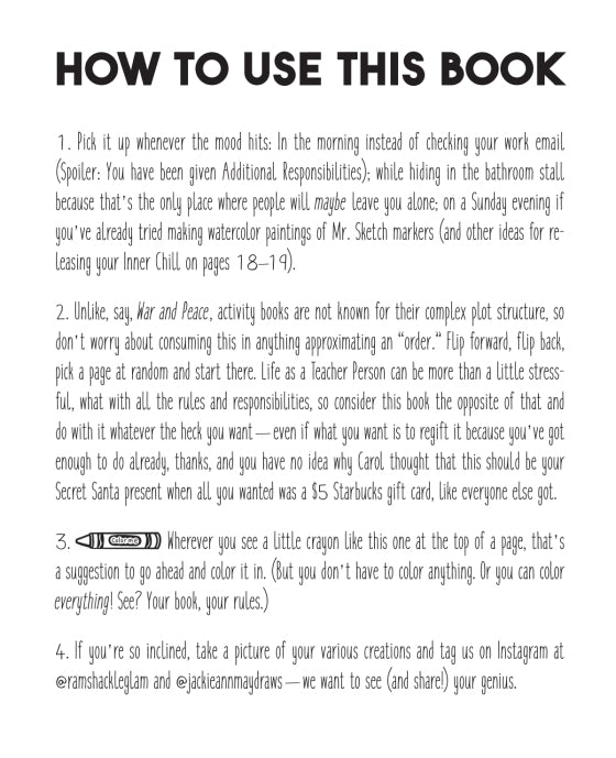 Big Activity Book for Teacher People