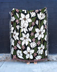 Magnolias Tapestry Throw Blanket