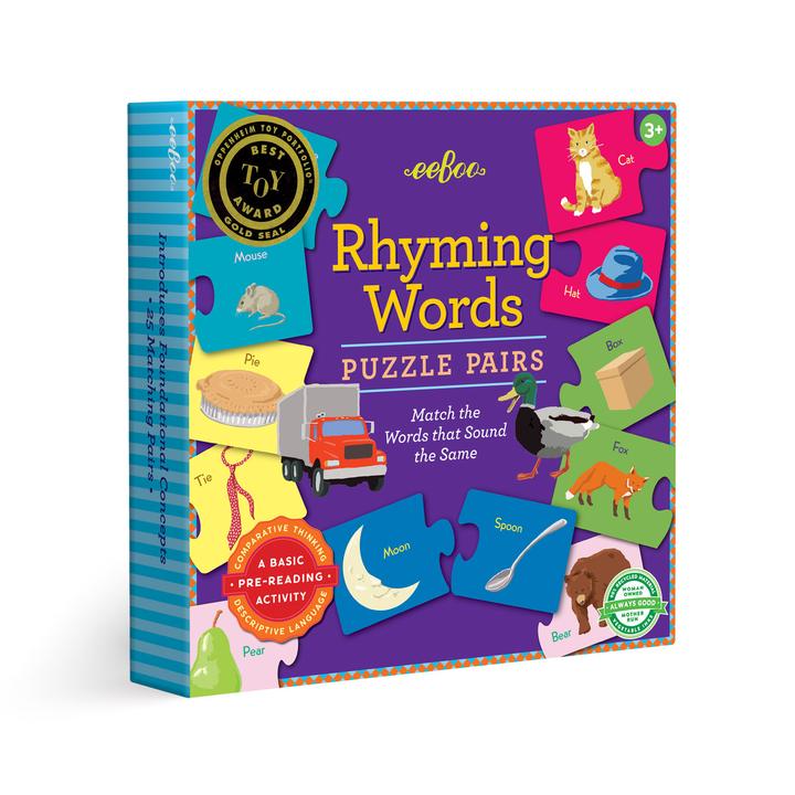 Rhyming Words Puzzle Pairs