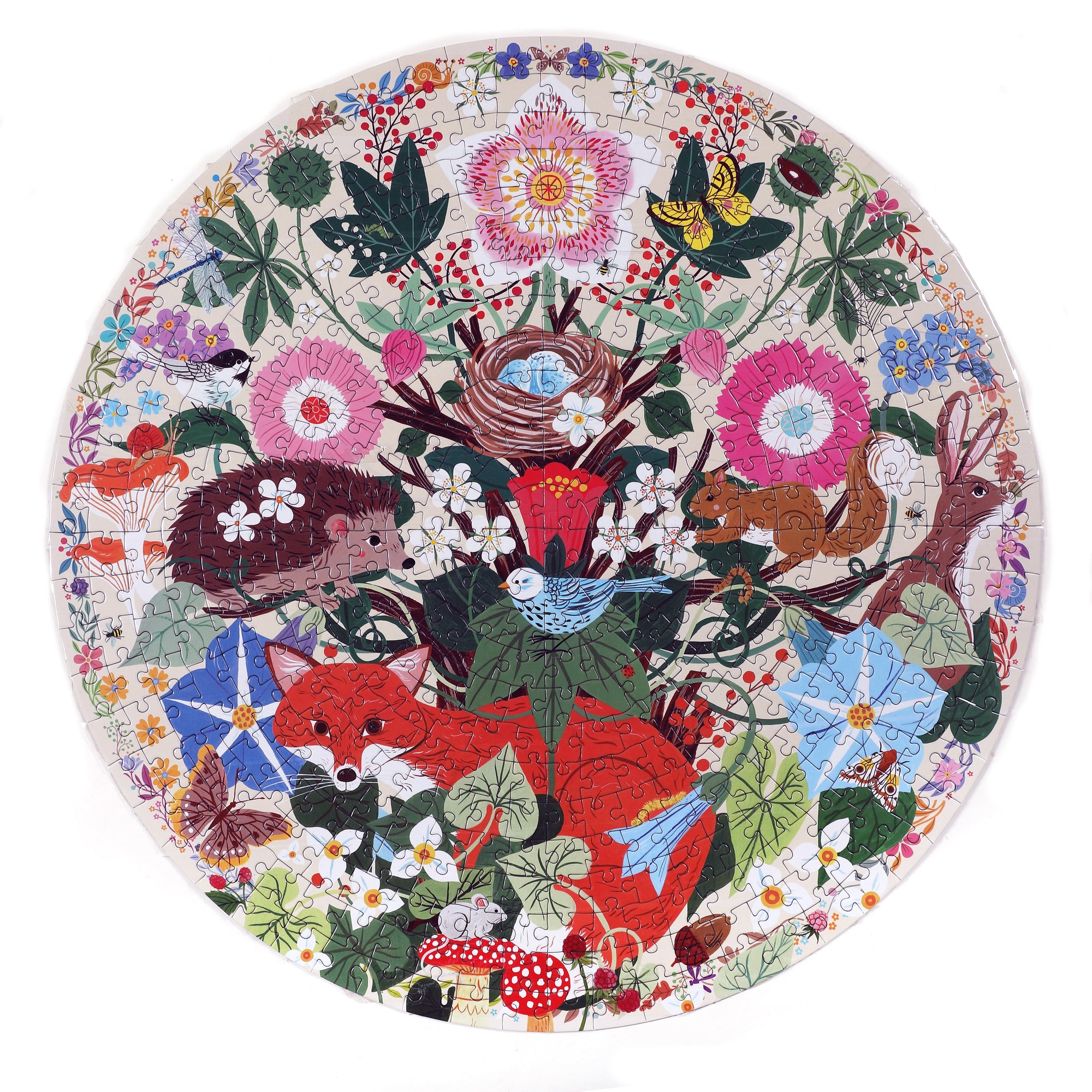 Woodland Creatures Round Puzzle