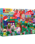 Green Market 100 Piece Puzzle
