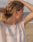 Big Colorloop Earrings in Licorice