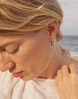 Big Colorspike Earrings in Shell