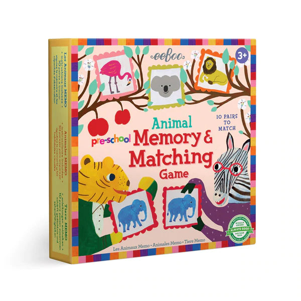 Preschool Animal Memory & Matching Game