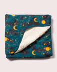 Saturn Nights Sherpa Baby Blanket