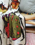 Beetle Party Throw Blanket