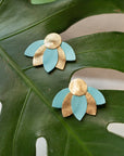 Big Lotus Earrings