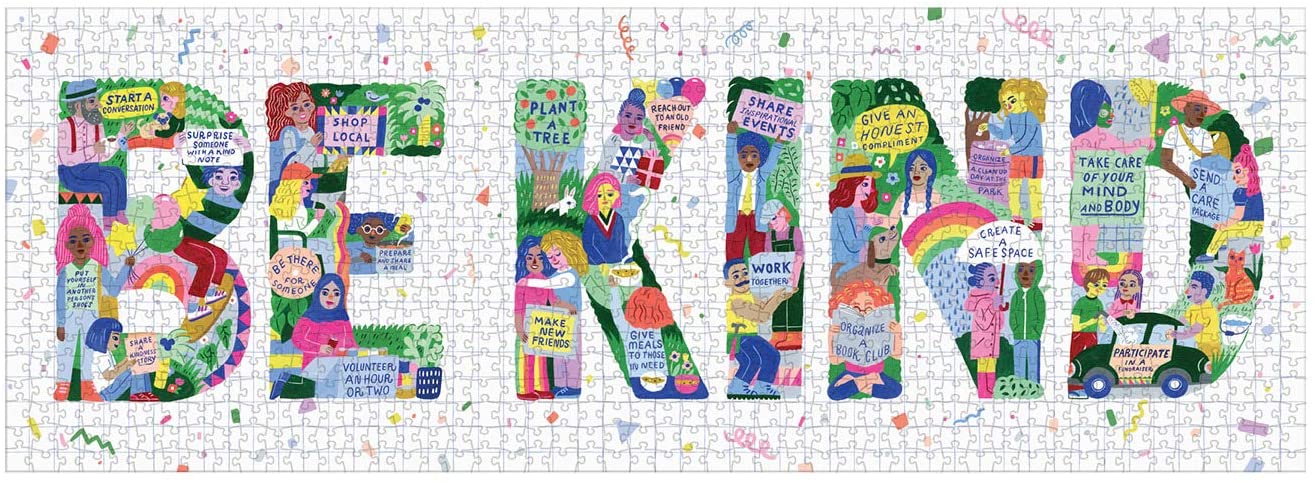 Be Kind Panoramic Puzzle